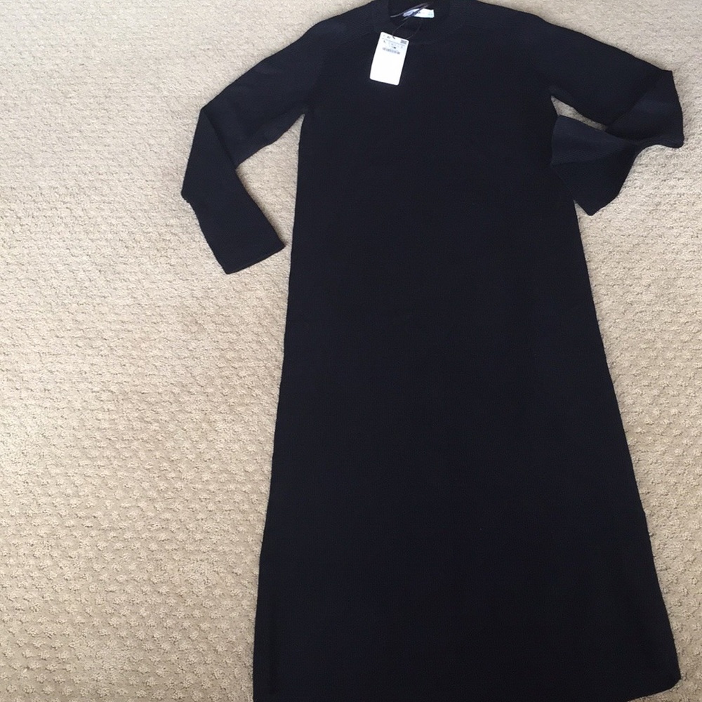 New w/Tag Zara Ribbed Sweater Dress Med Ret $50